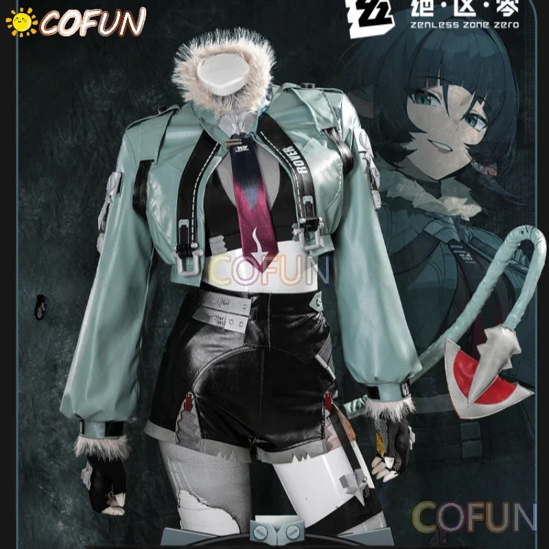 

COFUN Zenless Zone Zero Косплей Аниме Джейн Доу сексуальные фигурки костюмы для женщин взрослая женщина Маскировка костюм на Хэллоуин новинка