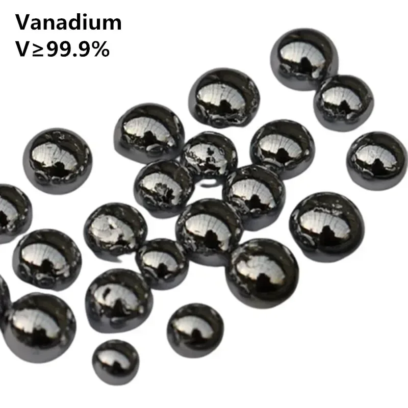 5g Vanadium Ball Rare and Refractory Metal Molten Beads V≥99.9%