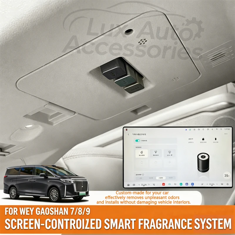 For GWM WEY G9 WEY 80 Gaoshan 7 8 9 Intelligent Aroma System Screen Control Car Fragrance Odor Removal Modified Auto Accessories