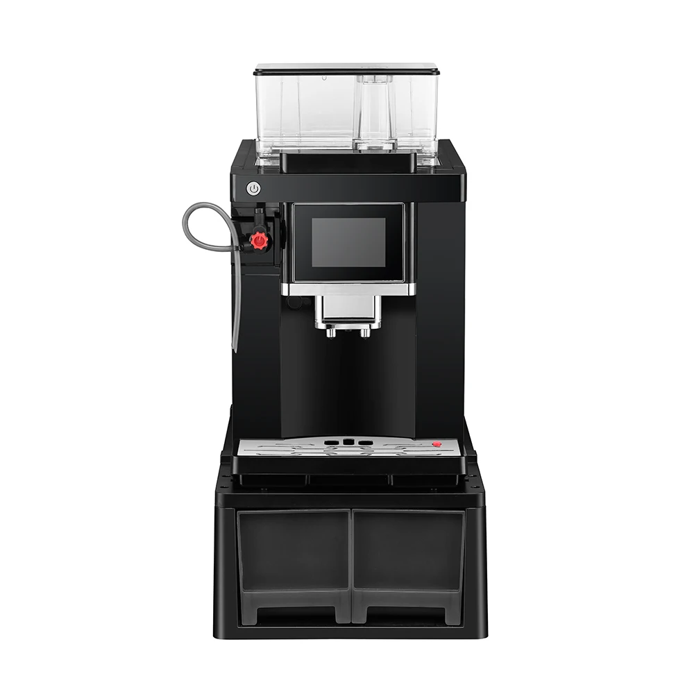 Commercial Use  4 Languages Factory Touch Screen Latte Cappuccino Espresso  Hot Water Fully Automatic Coffee Machine