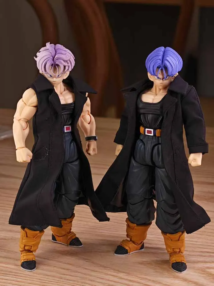1/12 troncs Figure sans manches à manches longues conception Mini coupe-vent manteau jouets vêtements accessoire pour Dragon Ball 6 "soldier décor