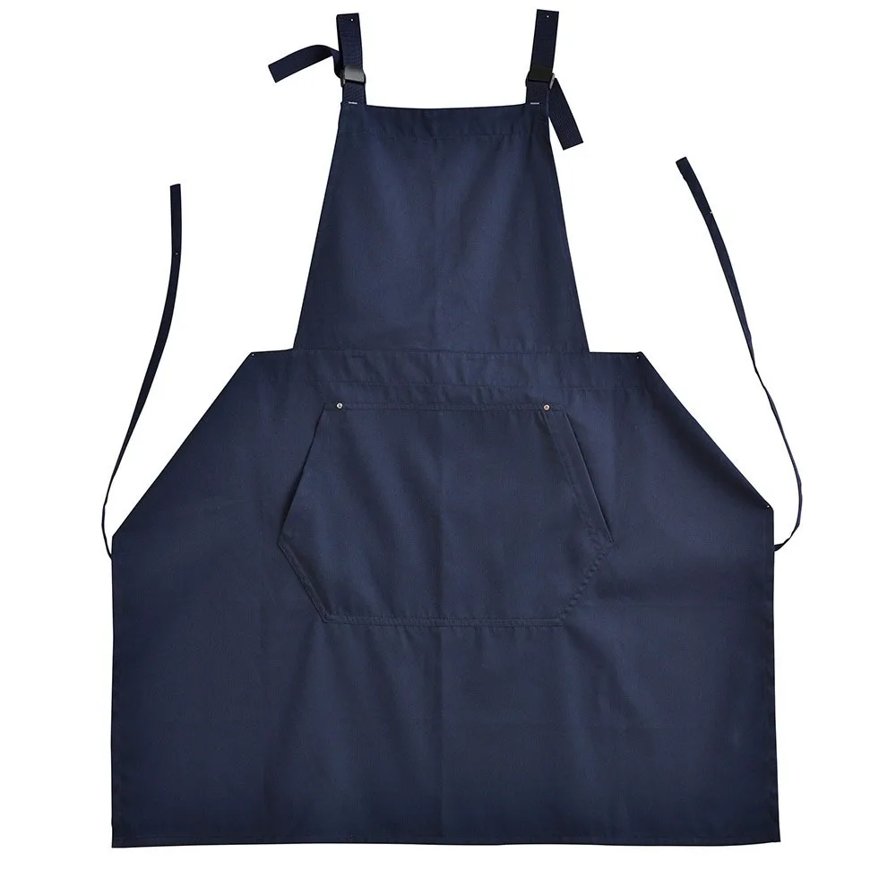

Фартук-комбинезон из полиэстера и хлопка в корейском стиле, удлиненный, водонепроницаемый, для работы в ресторане, рабочая одежда в корейском стиле