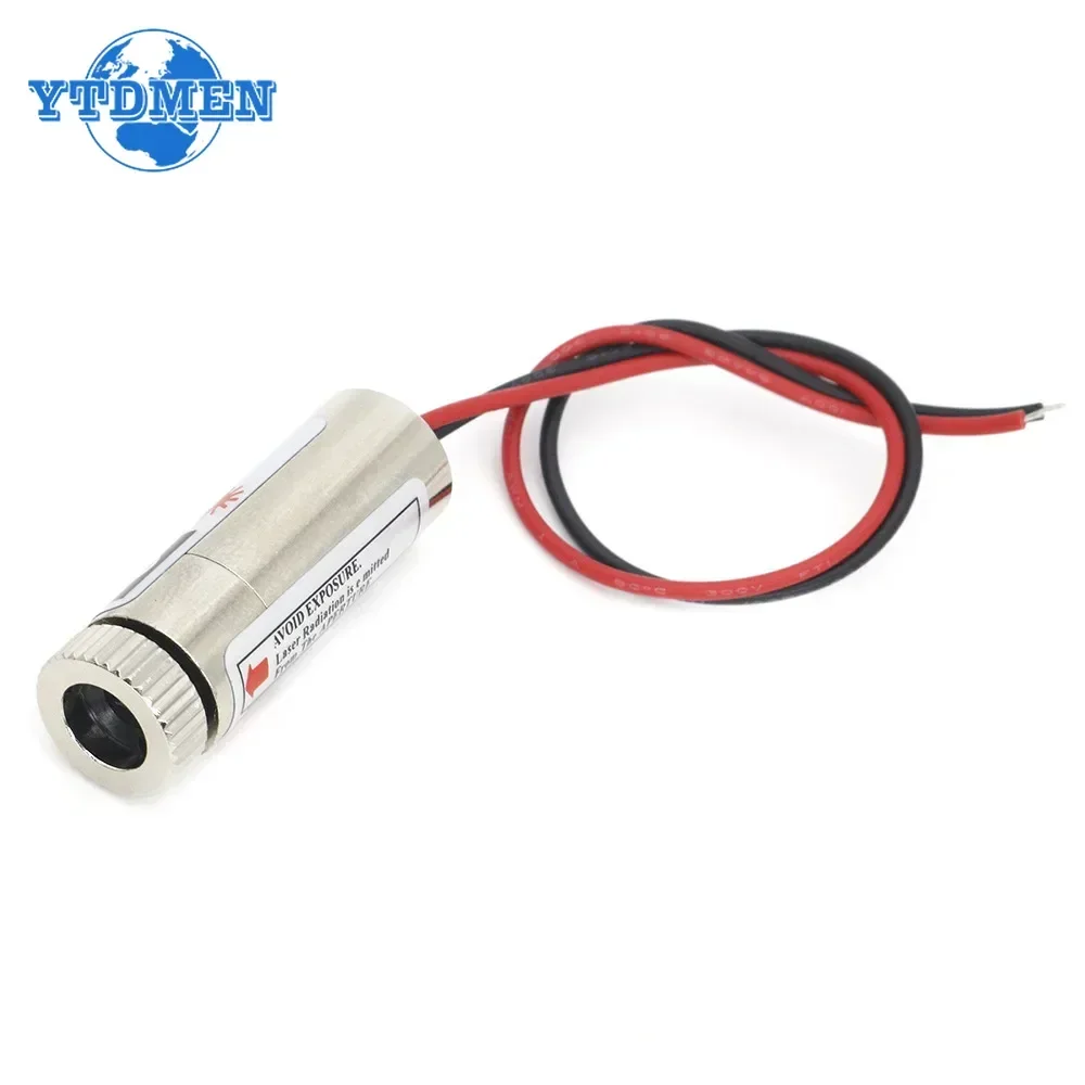 650nm 5mW Red Point / Line / Cross Laser Module Head Glass Lens Focusable Laser Diode Industrial Class view 5