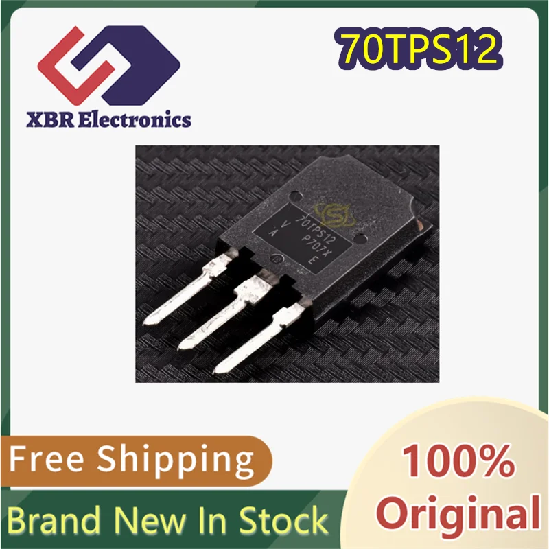 

(5/50 шт.) 70TPS12 Высокомощный тиристор TO-247 70А 1200В, абсолютно новый, оригинальный