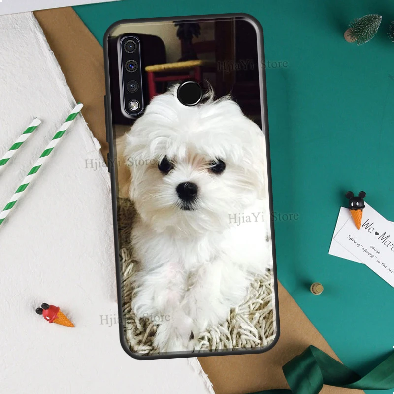 Maltese Dog Puppy Cute For Huawei Honor 10i 7C 7A 6C 4C Pro 8A 9A 6X 7X 8X 9X 7S 8S 9S 8 9 20 10X 10 Lite Case