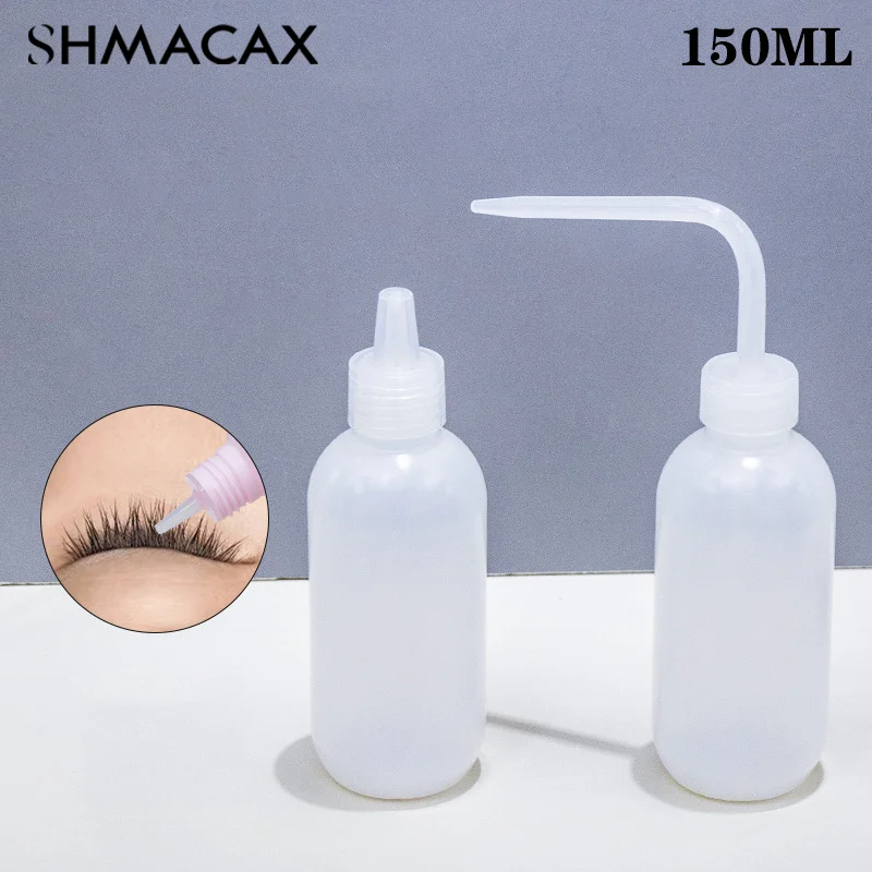 150ml Water Squirt Bottle Safety Rinse Bottle Watering Tools Plastic Squeeze Washing Bottle For Eyelash Extension Tattoo