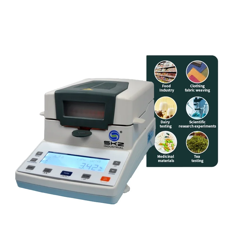 0.01G Laboratory Digital Grain Moisture Meter Halogen Lamp Fast Seed Grain Moisture Meter