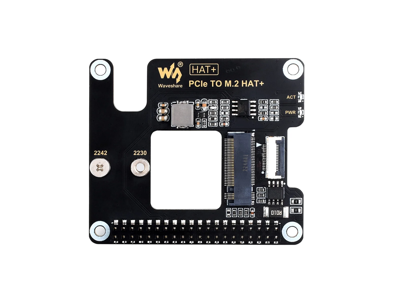 Imagem -03 - Pcie para Adaptador M.2 para Raspberry pi Suporta Protocolo Nvme M.2 Solid State Drive Leitura de Alta Velocidade Escrita Hat Mais Standard