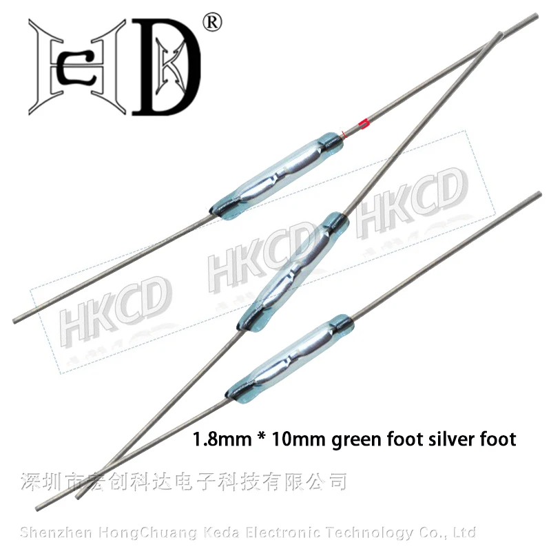 Original ORT551 Reed Switch 1.8*10MM 0.5A 10W 100V Normally Open/Closed NO NC SPDT Conversion Magnetic Contact Induction Sensor