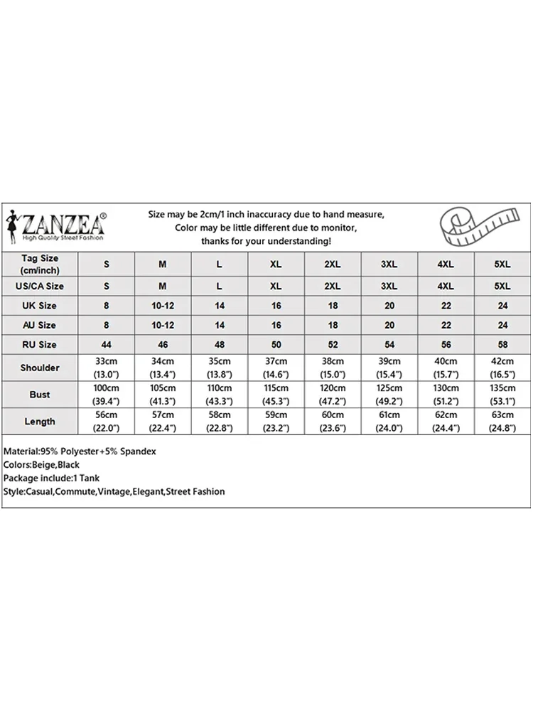 ZANZEA 2025 الخريف المرأة بلا أكمام لطيف تانك القمم خمر الكرتون المطبوعة سترات عطلة الخامس الرقبة محبوك وتتسابق بسيطة الستر