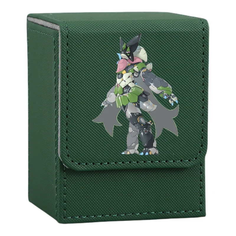 Pokemon Card Box Mecha Style Series Mewtwo Lugia Charizard Rayquaza Garchomp Anime Game Tcg Ptcg Trading Card Storage Box