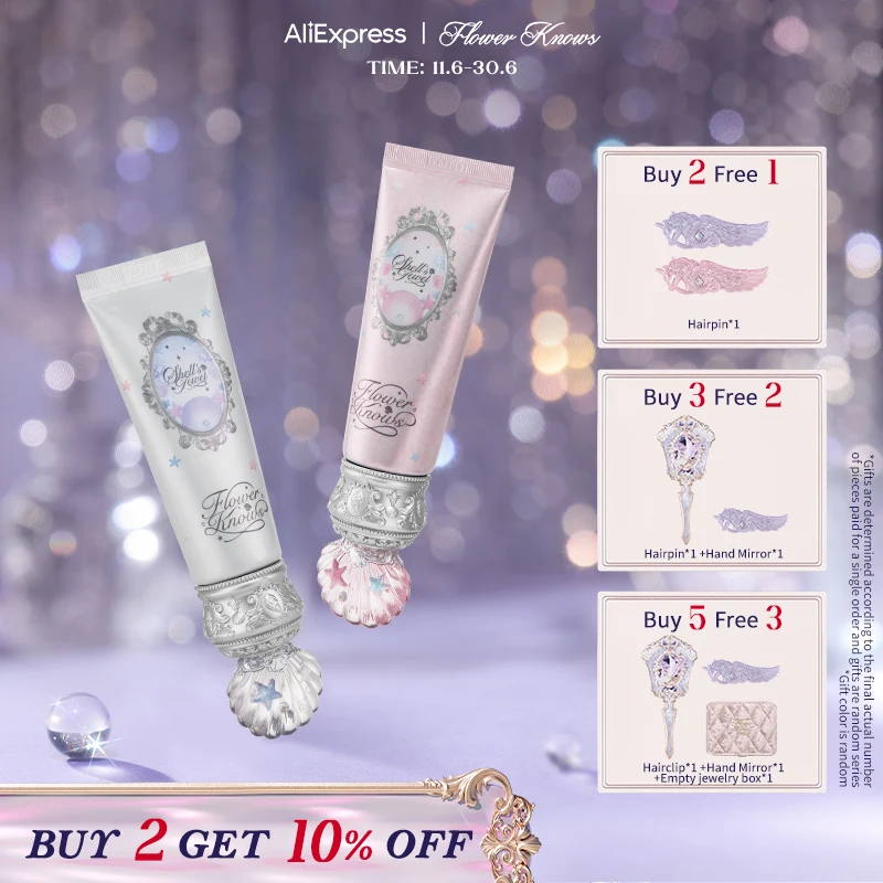 Flower Knows Shell's Jewel Collection Color Correcting Primer