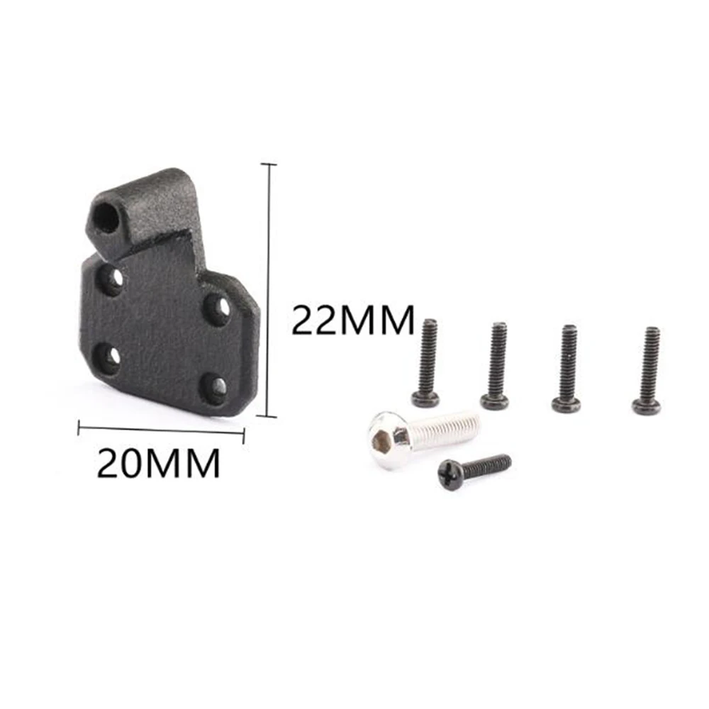 1Set Metal Spare Tire Mount Carrier Bracket Simulation Upgrade Part for 1/24 for Axial SCX24 RC Crawler Car Body Shell Accessory