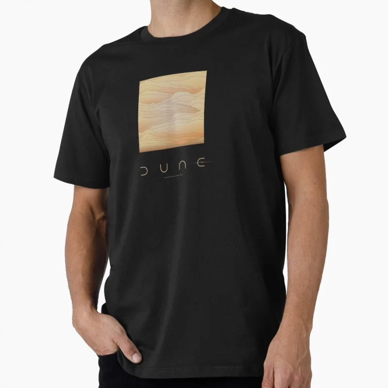 

movie 2020 brown Arrakis 1104 The Sandworm Vintage Sci fi Gift T shirt for man Large size Tops Retro Dune Graphic Print Clothes