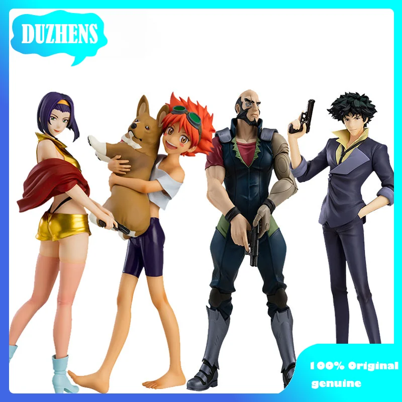 Good Smile Original GSC POP UP PARADE Cowboy Bebop Edward Ein Faye Spike Jet Anime Action Figures Collectible Model Toys Gifts