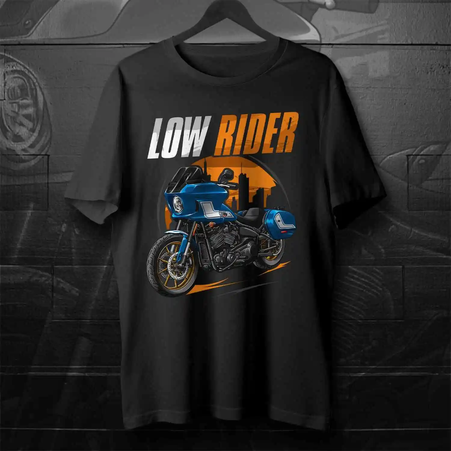 

Retro American Motorcycle Low Rider ST Sport-Touring Riders T-Shirt Cotton O-Neck Short Sleeve Summer Casual Mens T-shirt