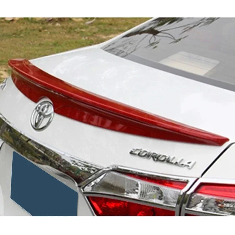 Spoiler for Toyota Corolla Sedan 2014-2018 ABS Material Glossy Black Car Rear Trunk Wing Accessorie