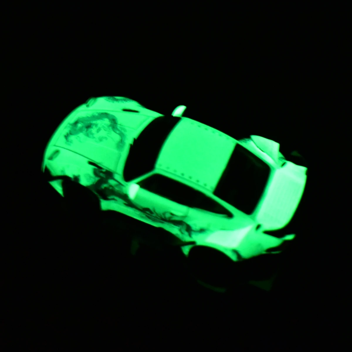 سيارة Street Weapon SW 1:64 RWB 993 Rauh-Welt مضيئة على طراز Diecast