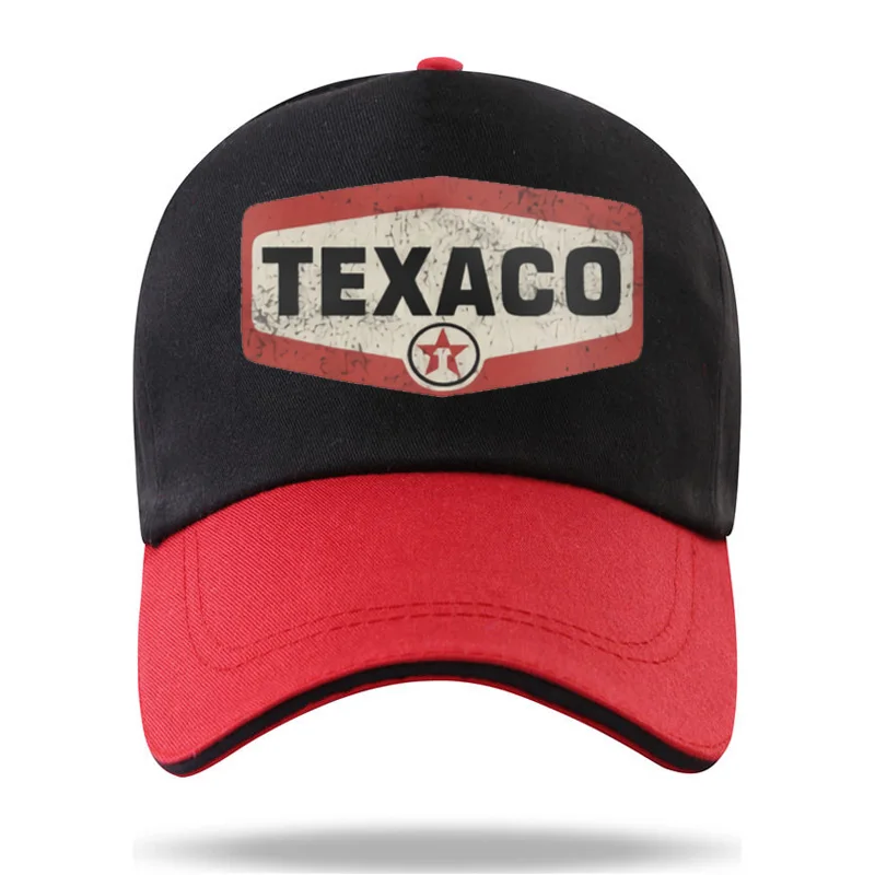 Texaco Funny Birthday Vintage Gift 1 Print Color matching Baseball Cap Casquette Fitted Dad Hats for Men Women Unisex Caps