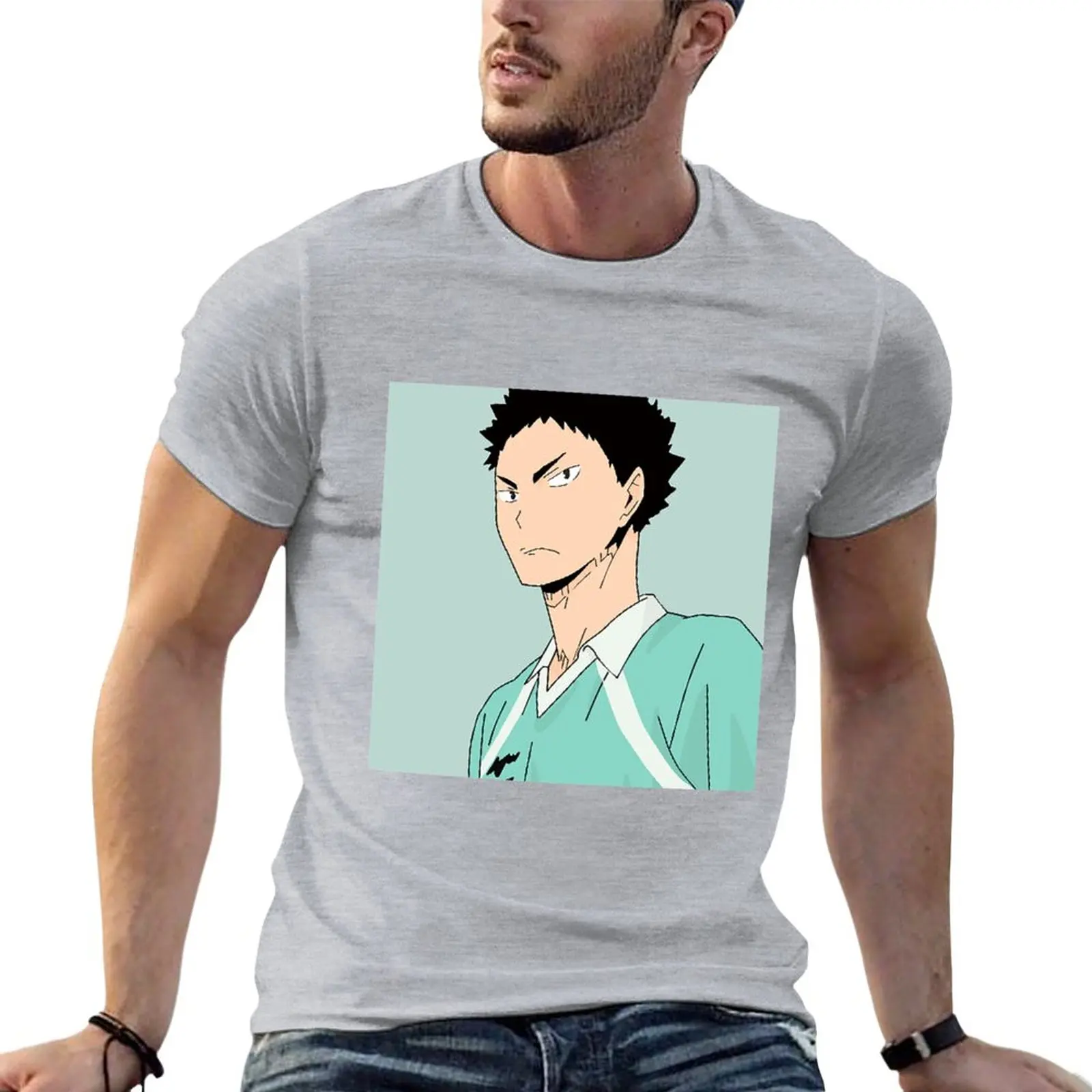 

iwaizumi hajime T-Shirt Aesthetic clothing oversizeds t shirts for men