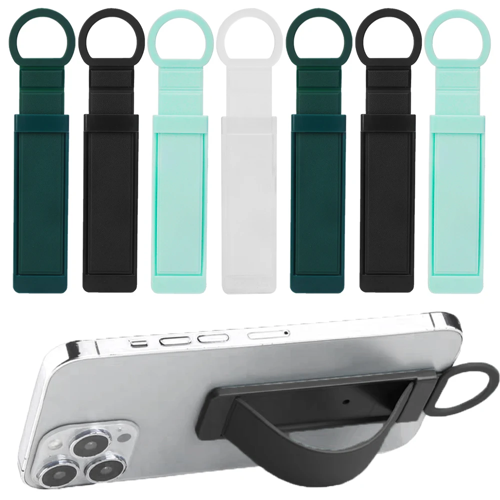 

Strap Band Finger Holder For Mobile Phone Universal Desk Bracket Adhesive Sticker Telescopic Sling Hang Handle Grip Stand