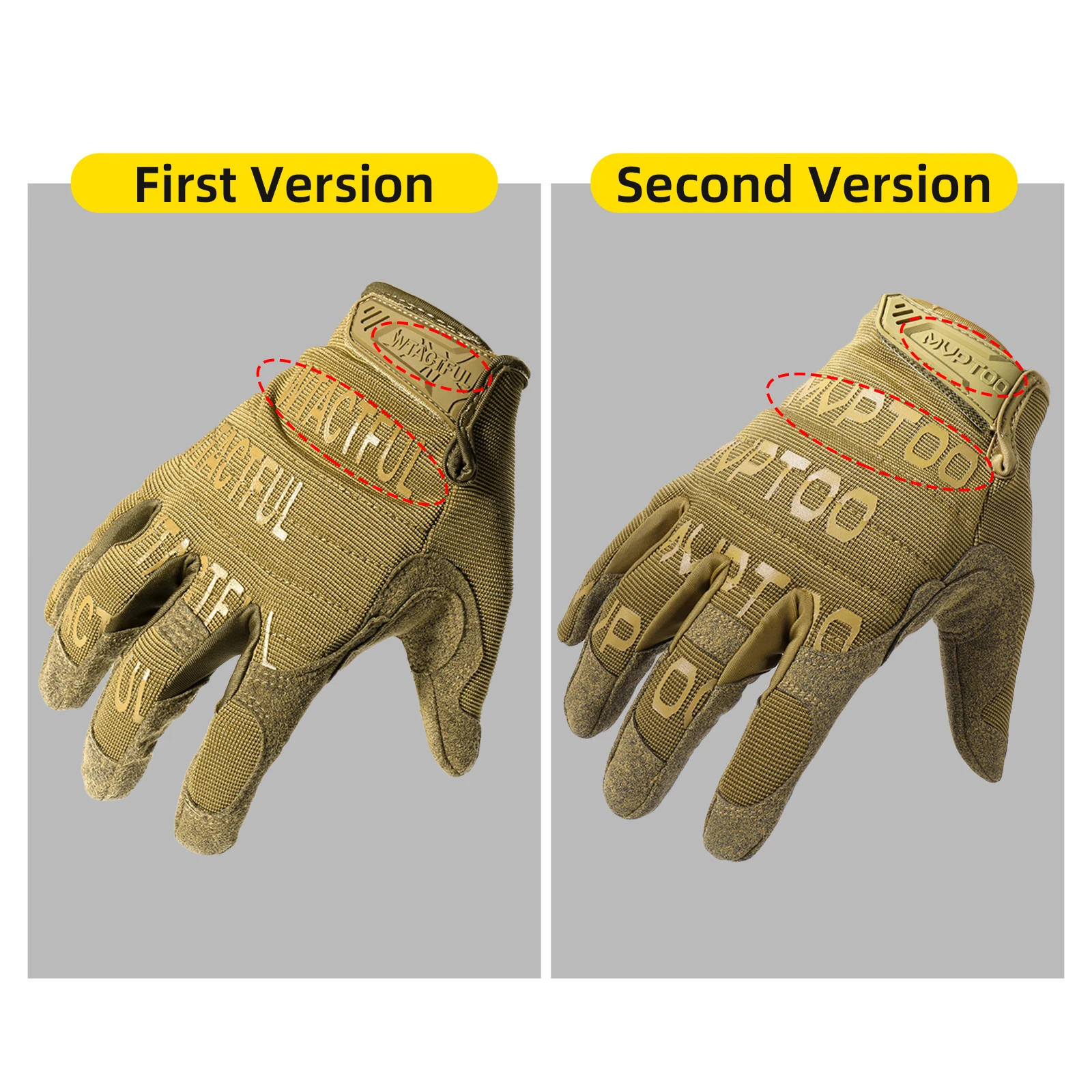 Männer Taktische Handschuhe Touchscreen Sport Outdoor Paintball Kampf Wandern Jagd Reiten Fahrrad Nicht-slip Atmungsaktive Radfahren Ausrüstung – Detail 1