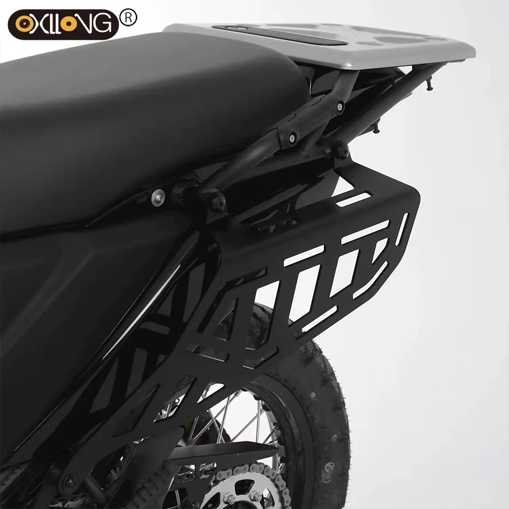 

For Kawasaki KLR650 Traveler/ABS 2022 2023 2024 Motorcycle Side Luggage Rack Support Shelf Case Holder Trunk Frame Plate Bracket