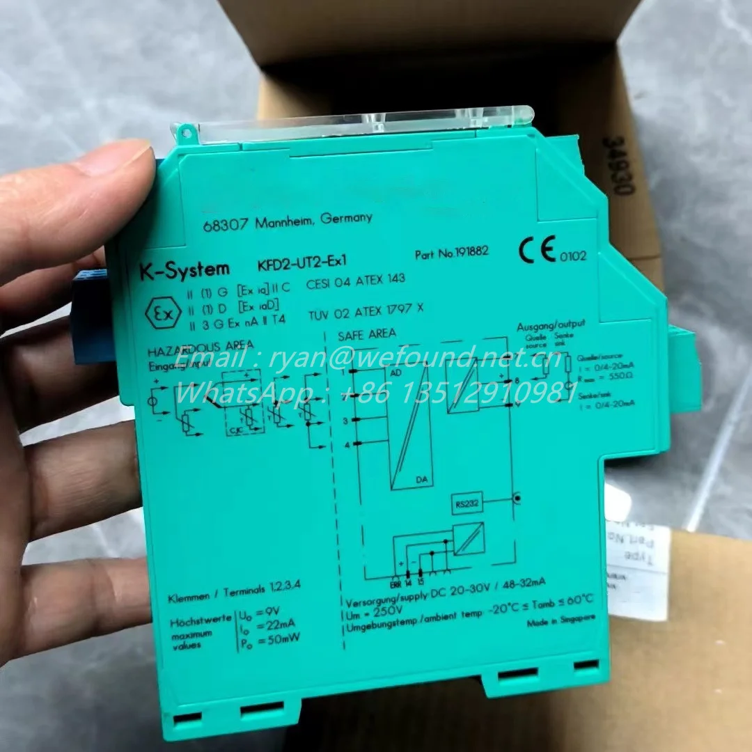 KFD2-UT2-Ex1  Universal Temperature Converter for PEPPERL+FUCHS Signal Converters