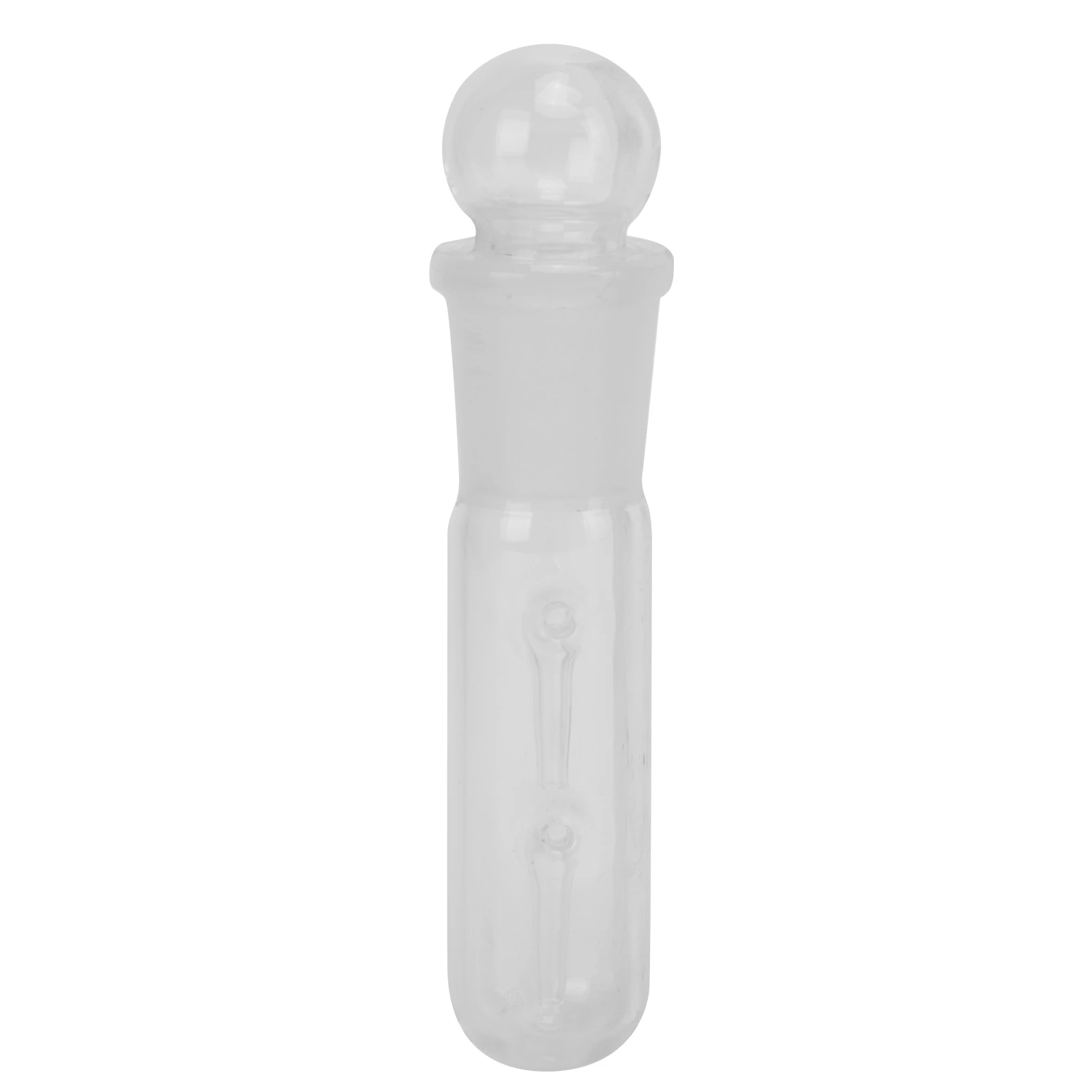 Planaria Trap Clear Glass Aquatic Planarian Leech Trap Tube for Cherry Shrimp Crystal Red Shrimp Dwarf Shrimp2 Hole Catcher