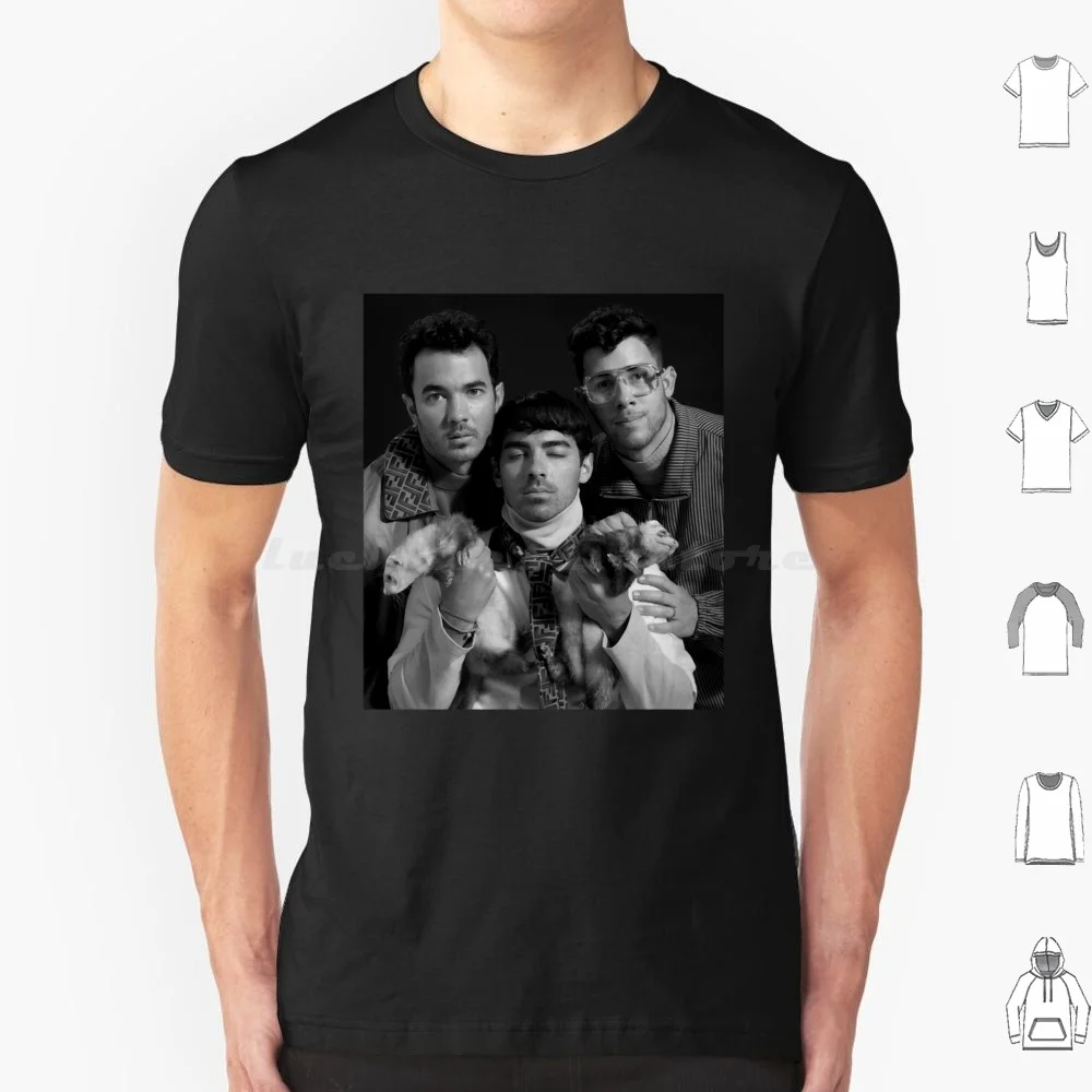 تي شيرت جو جوناس باند خمسة ألبوم ليلة واحدة جولة 2023 جوناس براذر مقاس كبير 100% قطن جو جوناس كيفن جوناس نيك جوناس #1