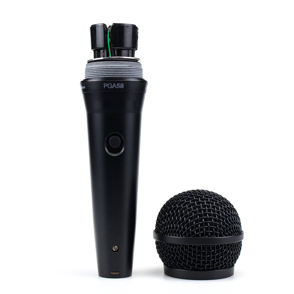 Top Quality PGA58 PGA 58 Handheld Wired Dynamic Cardioid Live Vocal wired Microphone with XLR Audio Cable For shure microphone