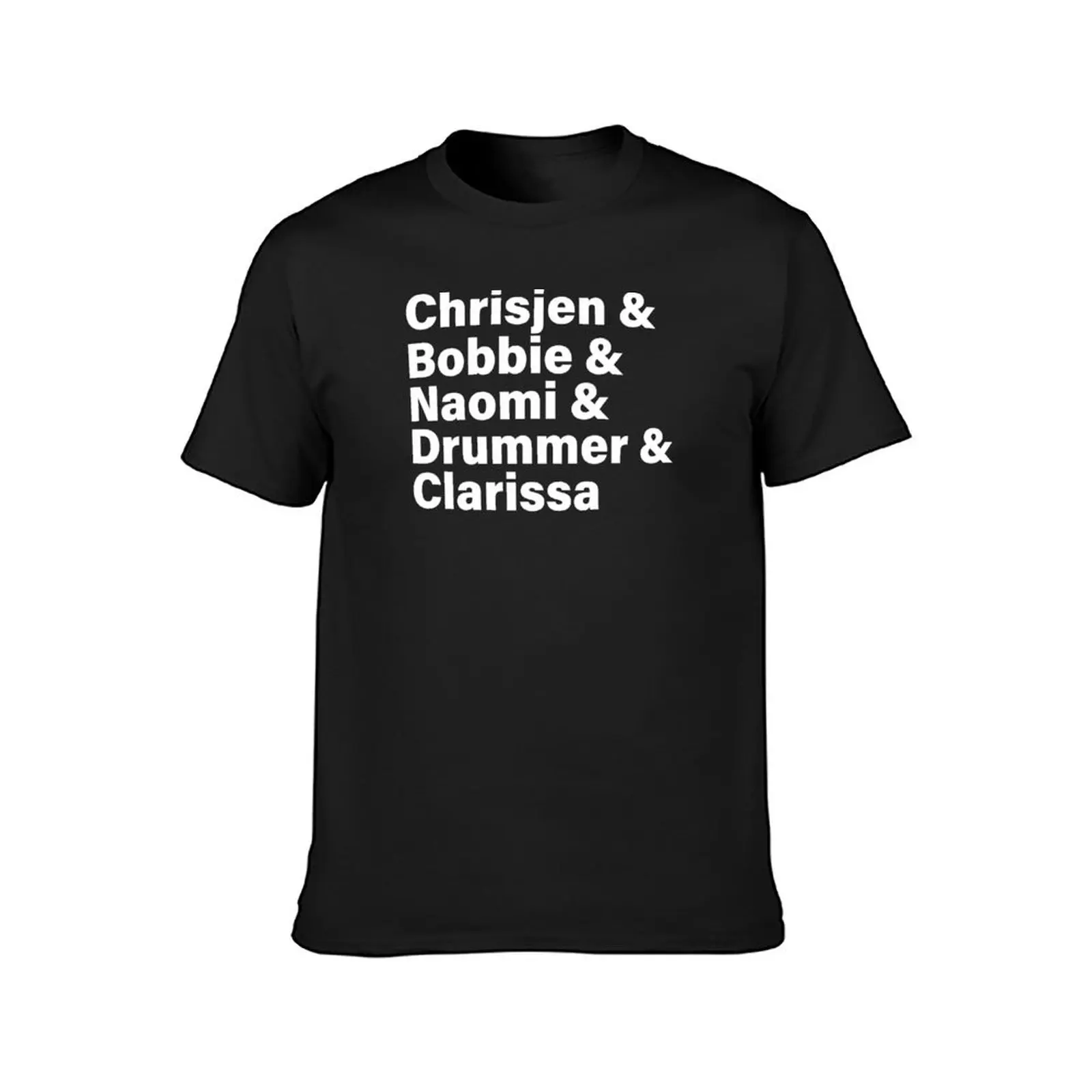 Chrisjen & Bobbie & Naomi & Drummer Clarissa T-Shirt heavyweights kawaii clothes designer t shirt men