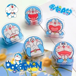 Doraemon Note Clip Folder Acrylic PP Clip Cartoon Anime Double-sided Clips Note Book Folder Multifunctional Paper Folder Gift