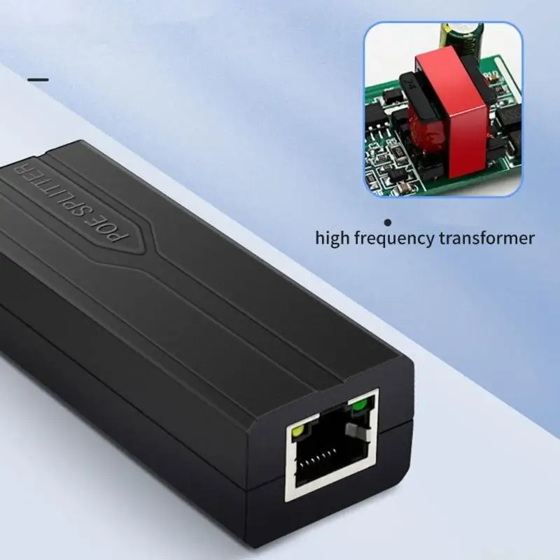 E56B Safe Power Supply Isolated POE Splitter 48V To 12V For Networking Devices