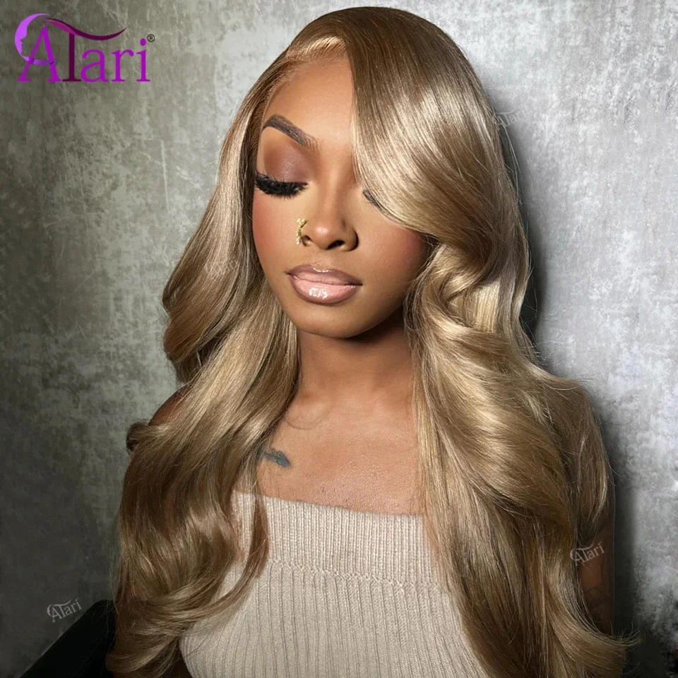 

Blonde 27 Colored Human Hair Wigs Transparent 13x4 13x6 Lace Frontal Body Wave Wig for Women Pre Plucked 5x5 Remy Closure Wig