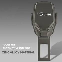 Car seat belt locker carabiner extender insurance belt insert buckle for Audis Sline RS TT A3 A4 A5 A6 S4 S5 S6 S7 Q3 Q5 Q7 C5 C
