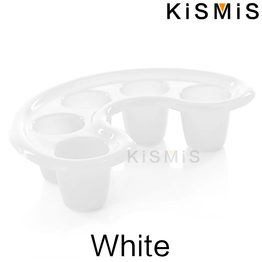 KISMIS Remove Nail Polish Soak Five Finger Soak Bowl for Nails Soak Off Gel Remover Bowl Manicure Nail Art Gel Remover Tool