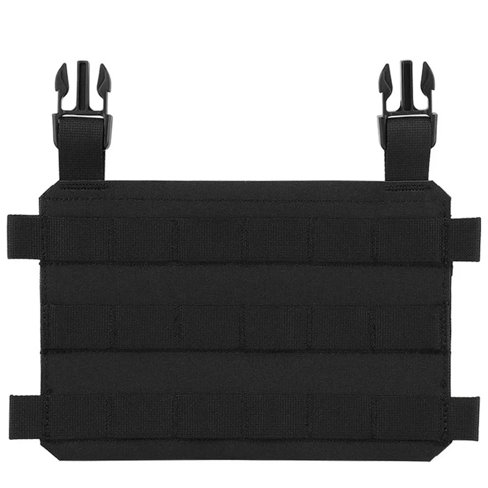 Tactical Thorax Molle Placard with Hook and Loop, 1000D Nylon Detachable for Tactical Plate Carrier, Airsoft Vest Accessories