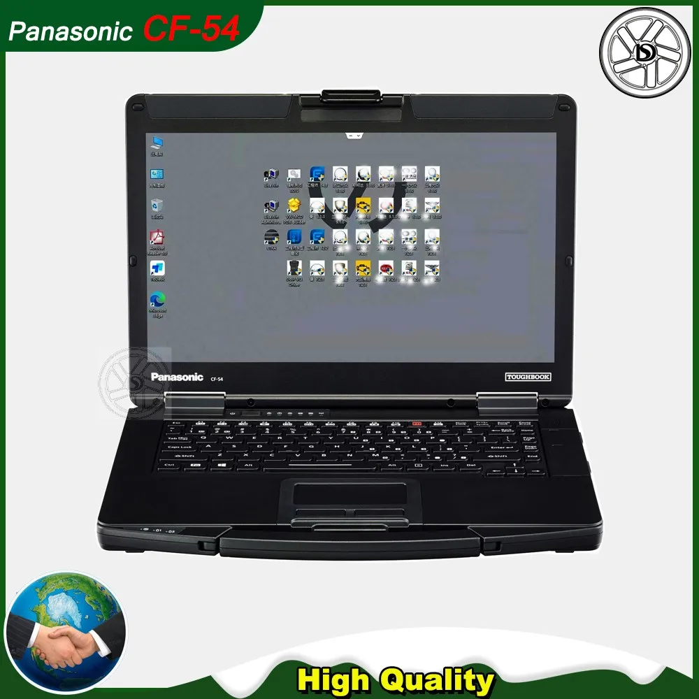 Panasonic CF-54 Core i5 4G/8G HDD/SSD Diagnostic Rugged Laptop for Mb Star C4/C5/C6 or ICOM NEXT/A2/A3 and 5054A Diagnostic Tool