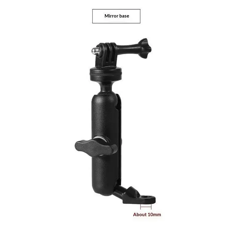 Adjustable Rotational Action Camera Handlebar Mount Universal Holder for Motorcycle Bike Sports Vlog Shooting