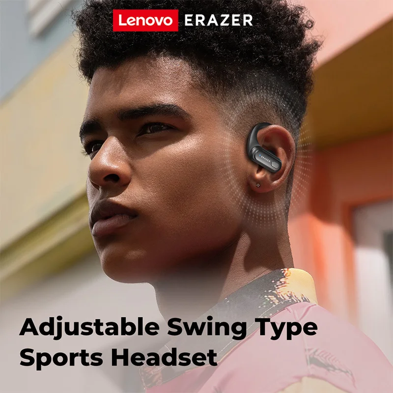 ERAZER XT60PRO Sports Wireless Headphones Bluetooth  Earphones Earbuds Noise Reduction Headset with Mic Earhook