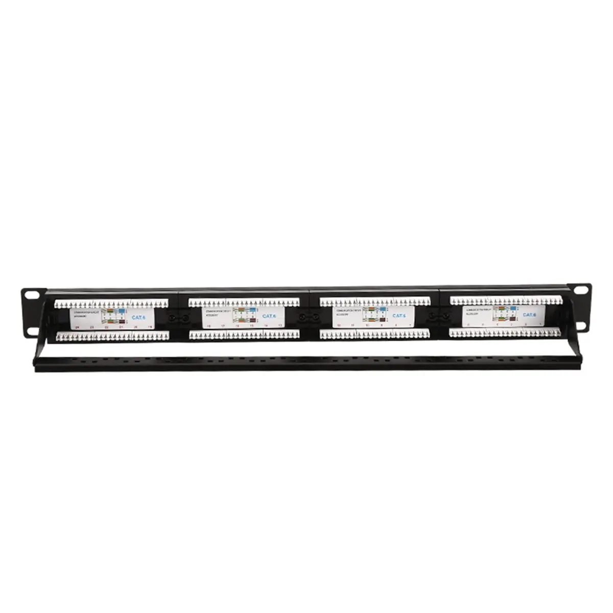 [VALUE PACK]Premium Series CAT6 24 Ports Patch Panel,Unshielded Network Patch Panel,Category 6,Passes Test,Gigabit 24 Ports view 2