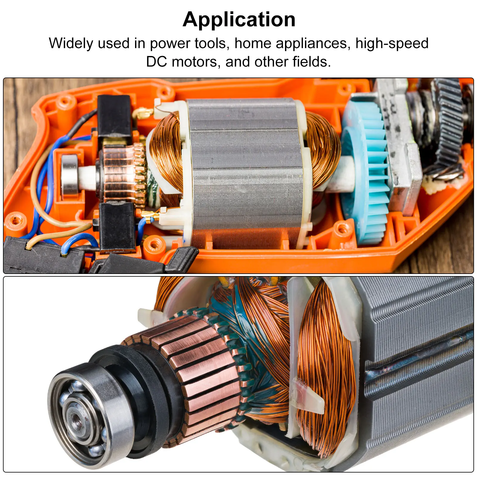 3.17x7.6x15.8mm(5P) /5x10x22mm (5P)/5x13x20.5mm(5P)/5x13x25mm(7P) Copper Bars Electric Motor Commutator for Power Tools DC Motor