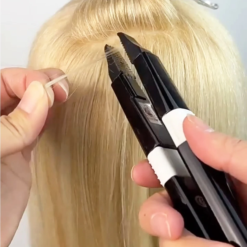 Máquina de extensión de cabello con tecnología v-light, pegamento de extensión de cabello, cinta Maxhair, Kit de herramientas de extensión de