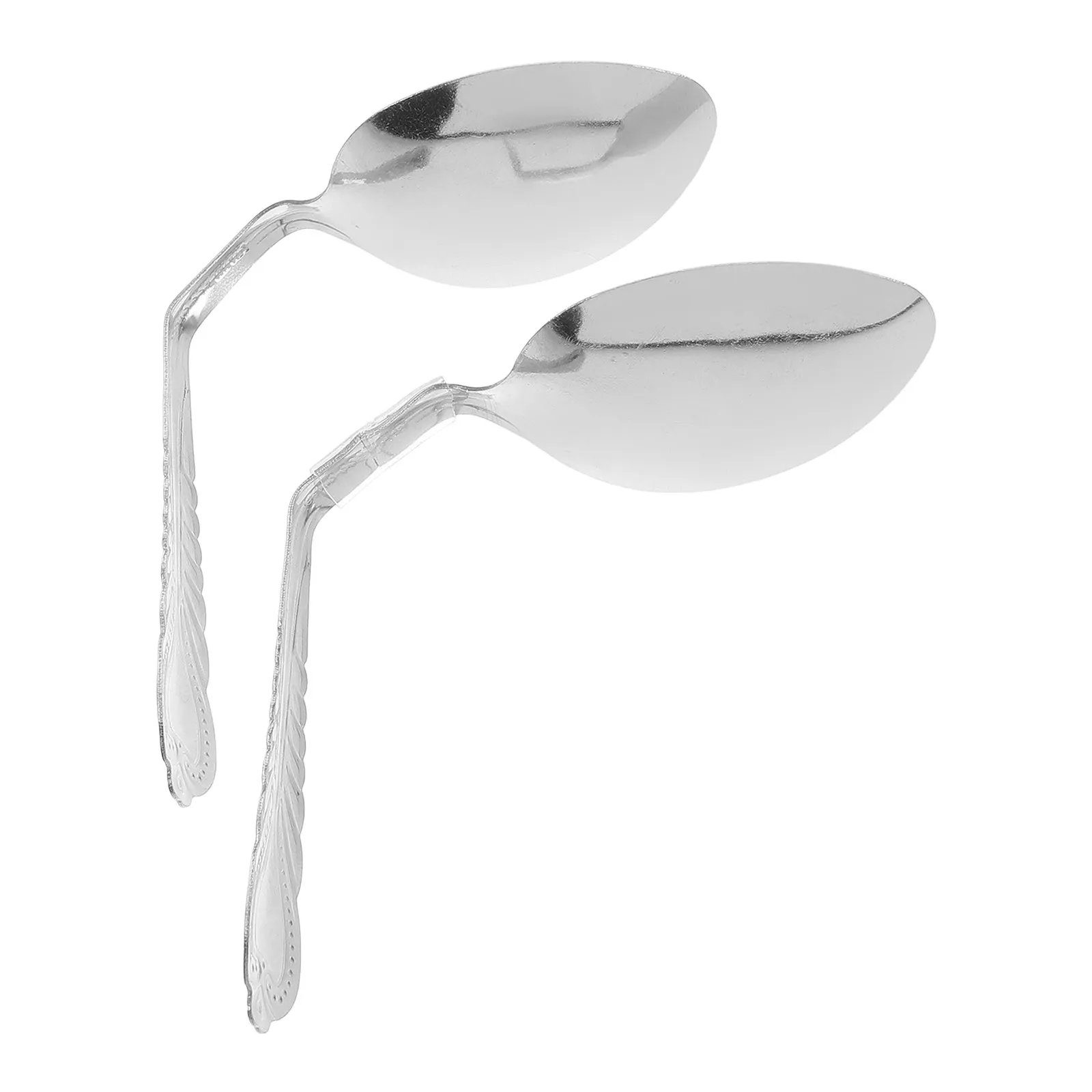 

Набор из 2-х ложек для фокусов с изгибом, прочный металлический реквизит для начинающих фокусников, для выступлений на близкое расстояние и вечеринок