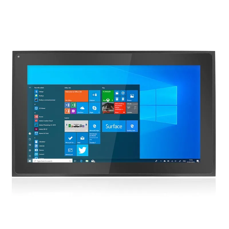 10 12 15 17 19 21.5 Inch Industrial Touch Screen Panel PC With 1000 Nits 1500 Nits Touch Screen Front IP65 4GB RAM