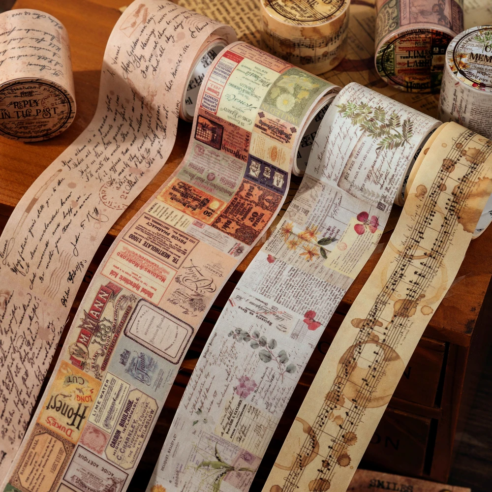 خمر اشي أشرطة 35 سنتيمتر دورة DIY بها بنفسك سكرابوكينغ ديكور غير المرغوب فيه مجلة كلية القرطاسية أشرطة الحرفية 30 مللي متر/40 مللي متر/50 مللي متر * 2 متر #1