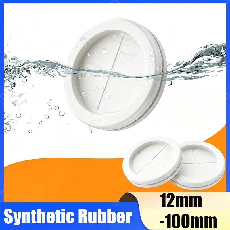 1-20Pcs 12mm-100mm Rubber Grommet Blanking Hole Wiring Cable Gasket Rubber Seal Assortment Set For Protects Wire Cable