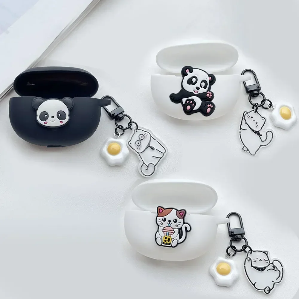 Cute Cat for SoundPEATS MiNi Pro HS /Opera03 / Opera 05 Case Cartoon Silicone Earphone Cover for SoundPEATS MiNi case fundas