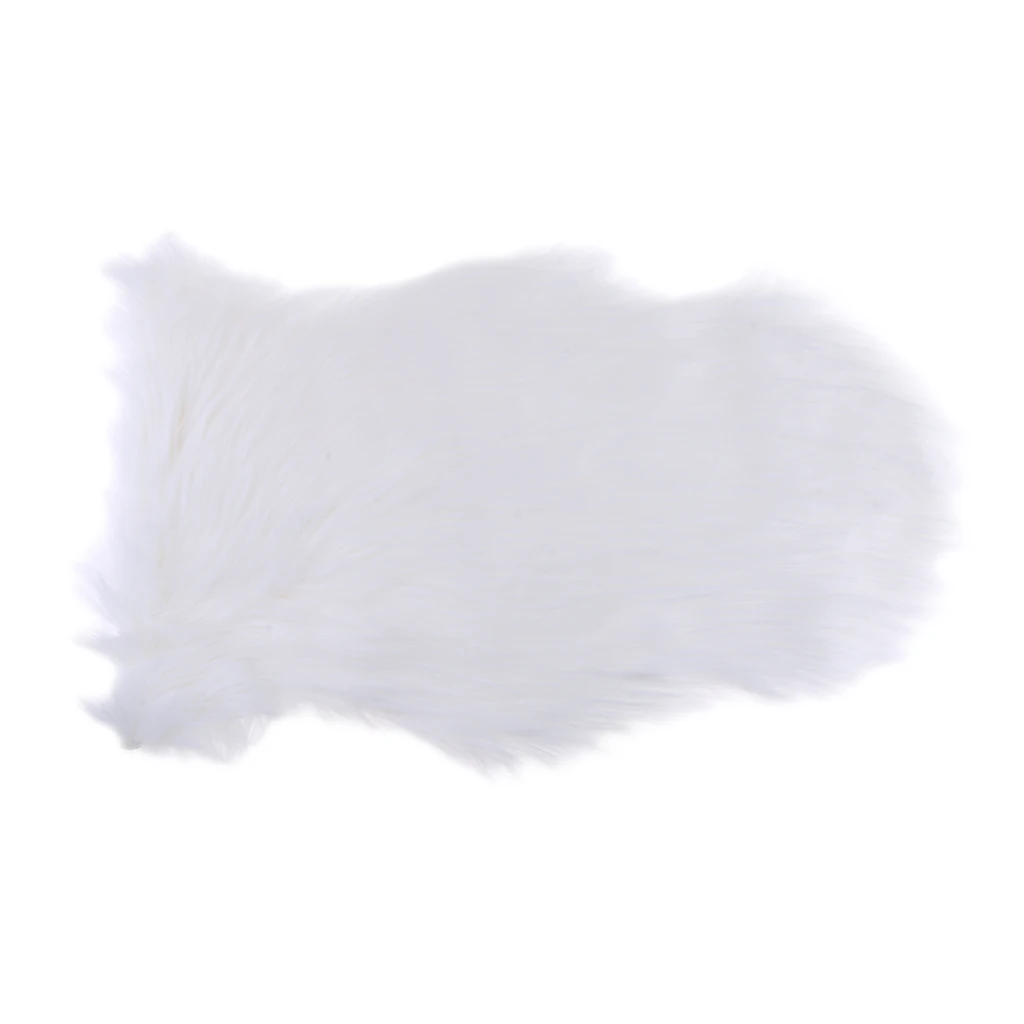Area Rug Plush Faux Sheepskin Shag Carpet Dust Free Washable Mat for Living Room and Bedside Warmth